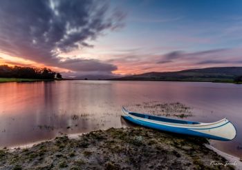 Canoe at Sunset, Murasie, Baardskeerdersbos, Gansbaai